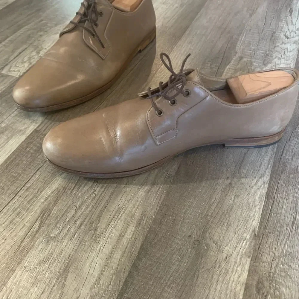 A.P.C apc shoes size 45/ 12 brown tan derby